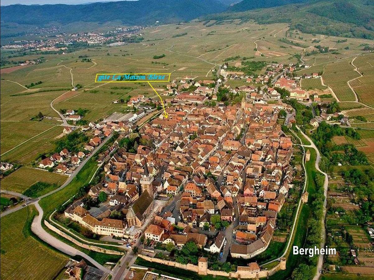 Gite La Maison Bleue Bergheim Luaran gambar